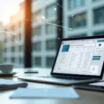 ИП за ноутбуком отправляет электронные документы через разные операторы ЭДО, на экране интерфейс с УПД и статусами отправки